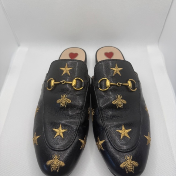 GUCCI PRINCETOWN HORSEBIT LOAFER MULES 36 ½ - Picture 3 of 9